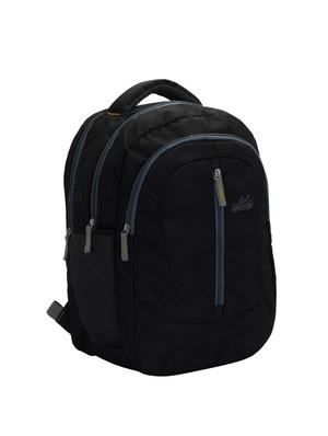 black cotton polyester blend regular backpack - 15625760 - Standard Image - 4