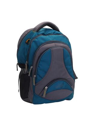 blue cotton polyester blend regular backpack - 15625771 - Standard Image - 4