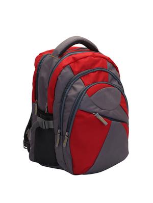 red cotton polyester blend regular backpack - 15625773 - Standard Image - 4