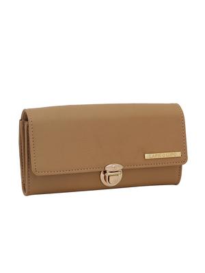 beige leatherette (pu wallet - 15625778 - Standard Image - 4