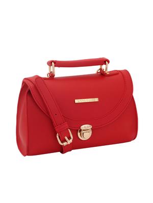 red leatherette (pu) regular sling bag - 15625792 - Standard Image - 4