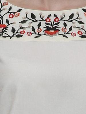 embroidered bell sleeved top - 15627721 - Standard Image - 4