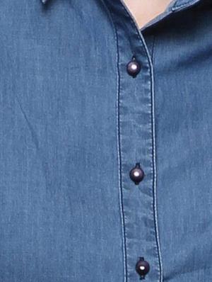 embroidered patch detail back shirt - 15627723 - Standard Image - 4