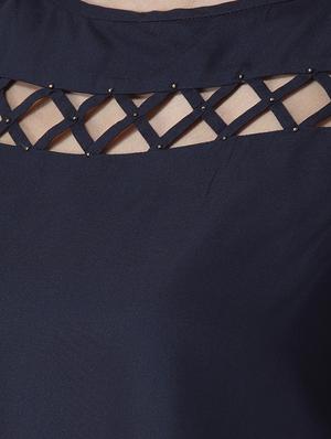 criss cross detail back pleat top - 15627958 - Standard Image - 4
