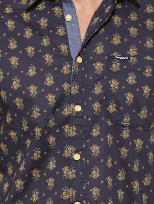 black cotton casual shirt - 15628468 - Standard Image - 4