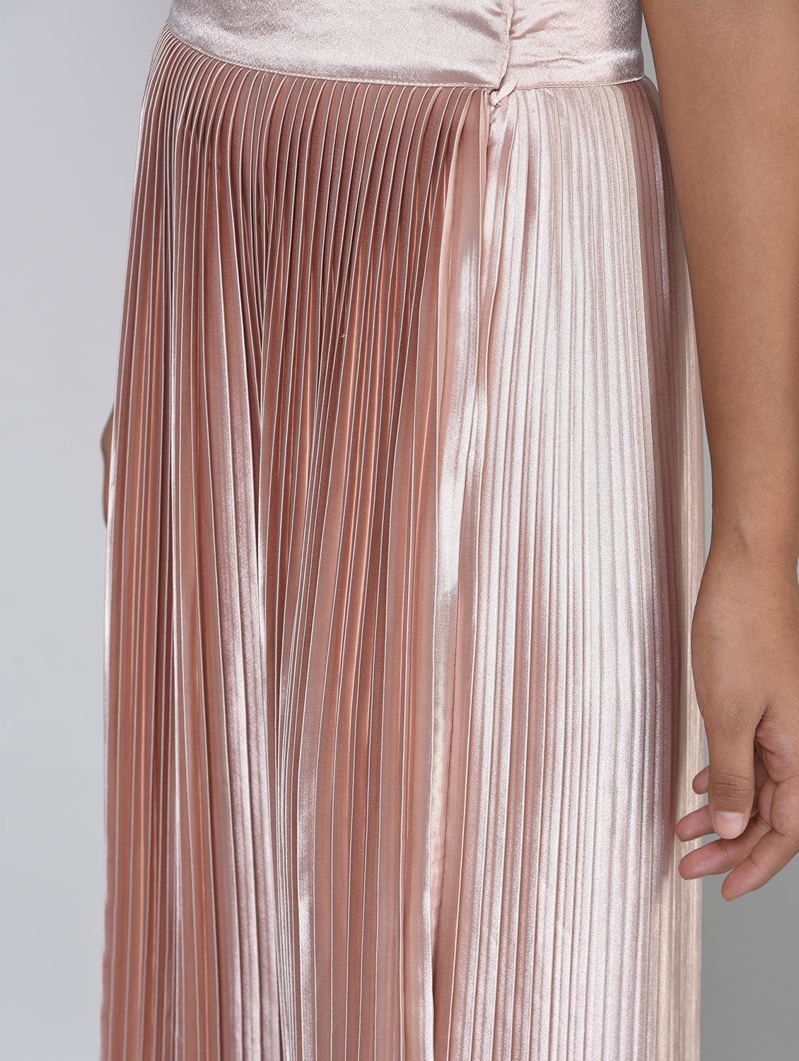 metallic accordion pleat skirt - 15628621 - Zoom Image - 4