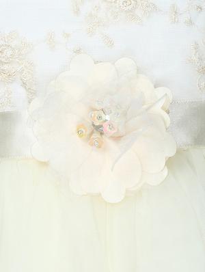 yellow net frock - 15628887 - Standard Image - 4