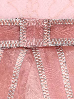 pink polyester frock - 15628892 - Standard Image - 4