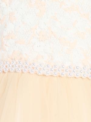 orange net frock - 15628898 - Standard Image - 4