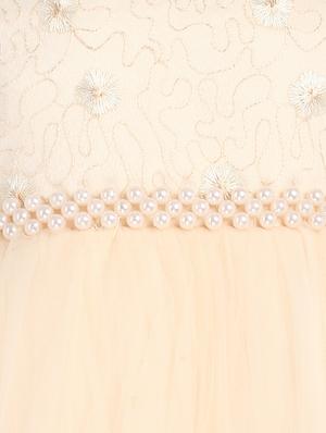 orange net frock - 15628902 - Standard Image - 4