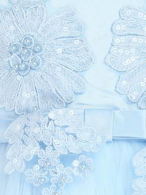 blue net frock - 15628903 - Standard Image - 4
