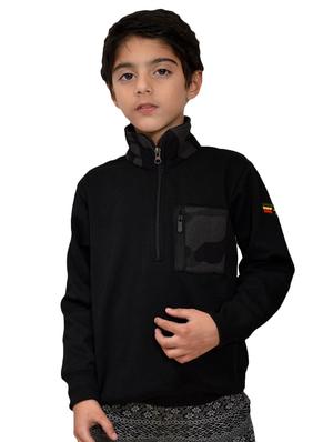 black fleece sweatshirt - 15629410 - Standard Image - 4