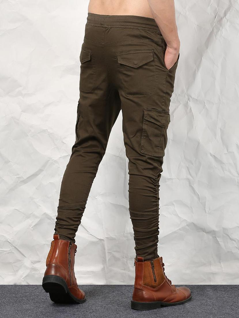 green cotton blend cargo - 15629788 - Zoom Image - 4