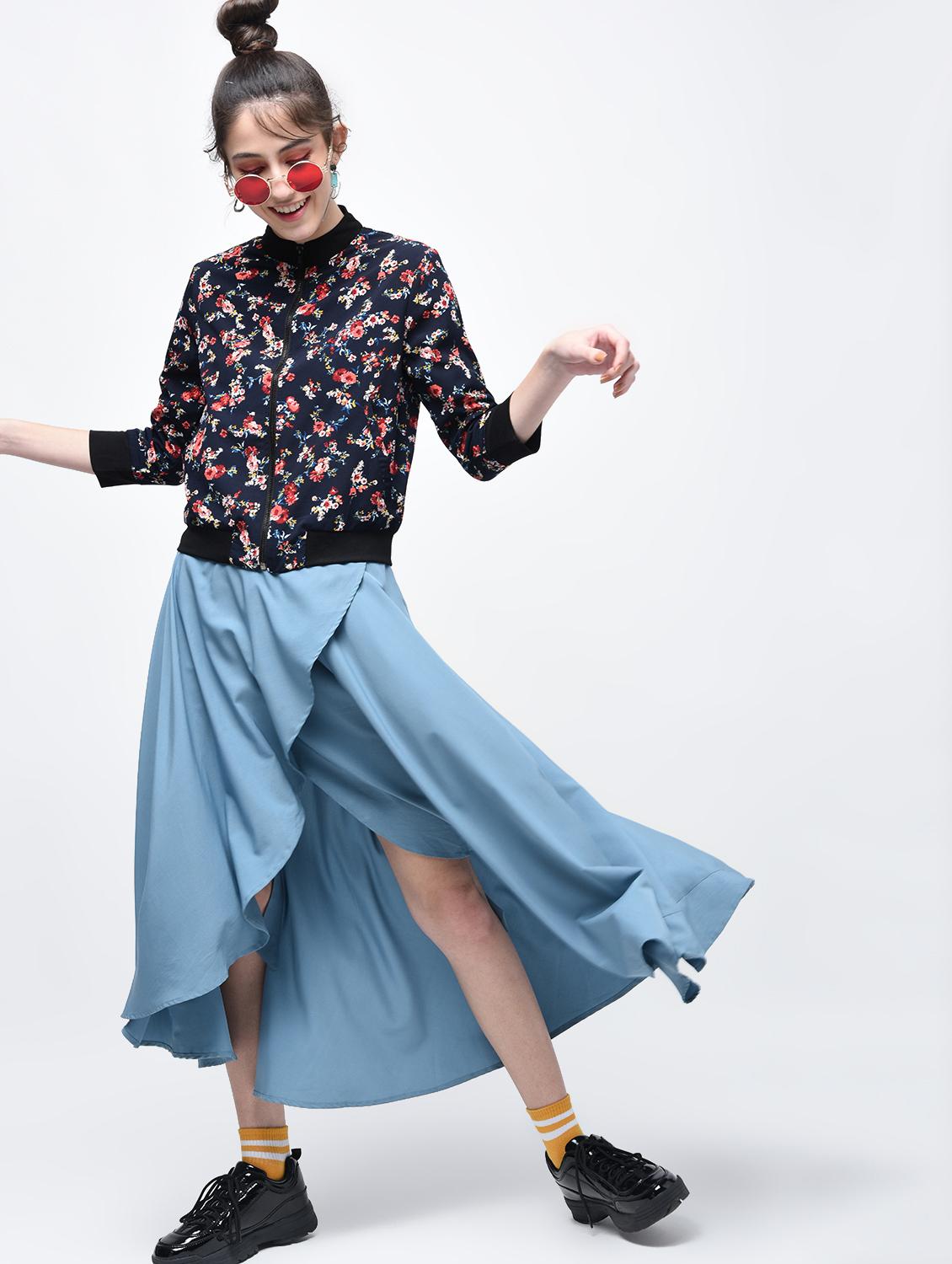 zip-up floral jacket - 15630855 - Zoom Image - 4
