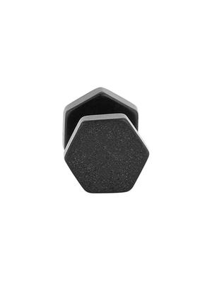 black satin less steel studs earring - 15635604 - Standard Image - 4