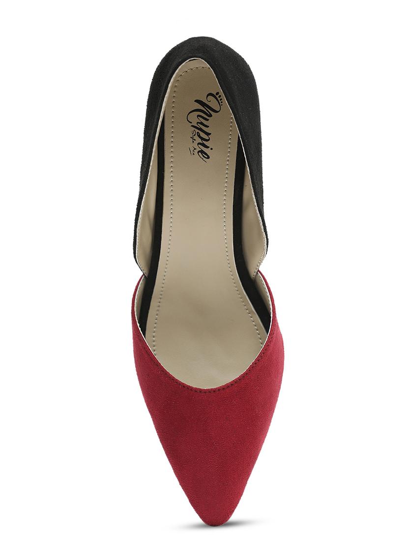 red slip on pumps - 15636247 - Zoom Image - 4
