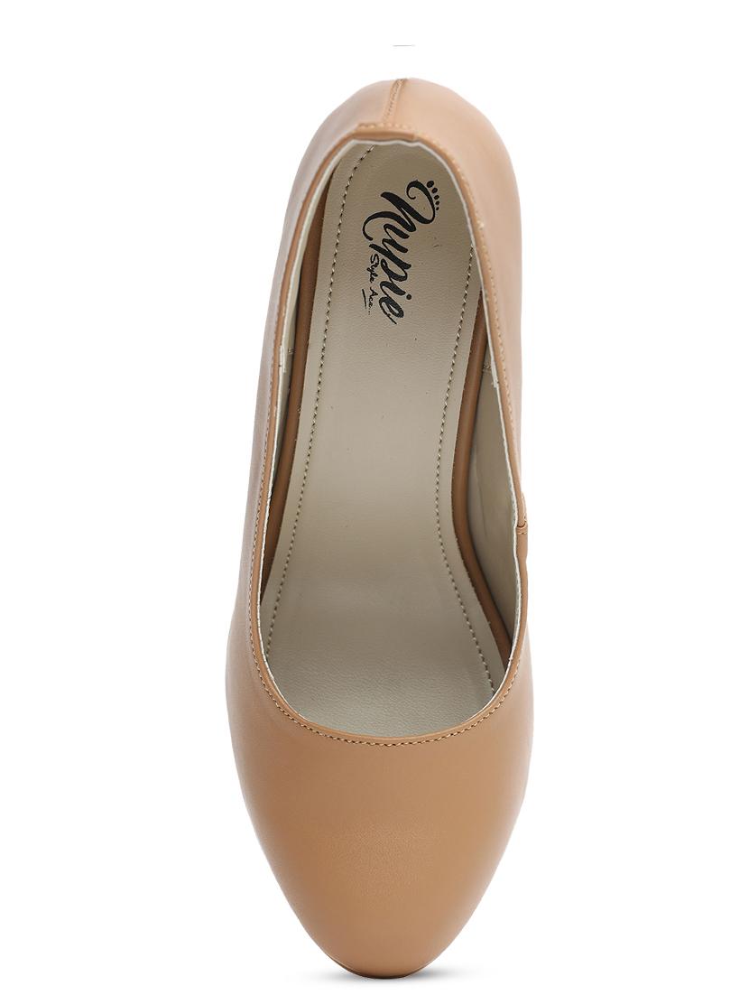 beige slip on pumps - 15636281 - Zoom Image - 4