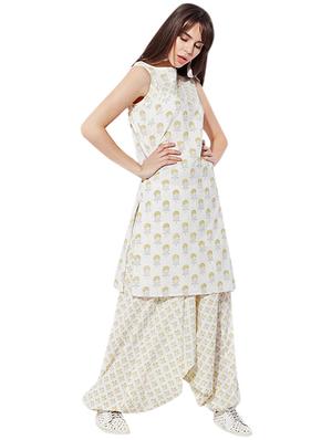 Printed dhoti salwar - 15637273 - Standard Image - 4