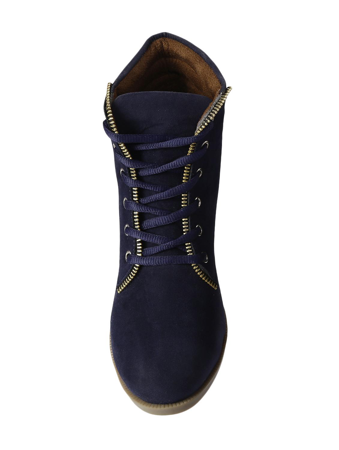 blue lace up ankle boots - 15640735 - Zoom Image - 4