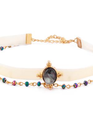 white choker - 15641262 - Standard Image - 4