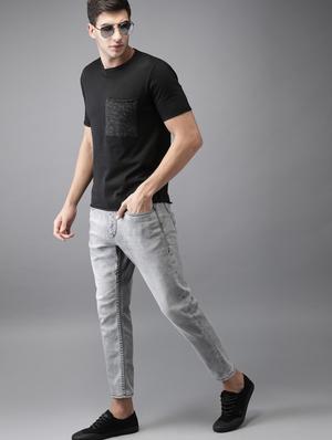 black cotton pocket t-shirt - 15643055 - Standard Image - 4