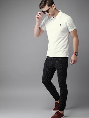 white solid polo t-shirt - 15643065 - Standard Image - 4