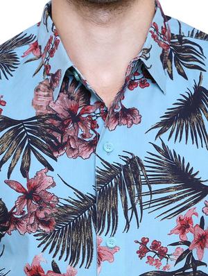 blue cotton casual shirt - 15643387 - Standard Image - 4