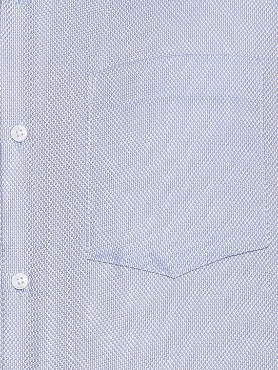 blue cotton formal shirt - 15648331 - Zoom Image - 4
