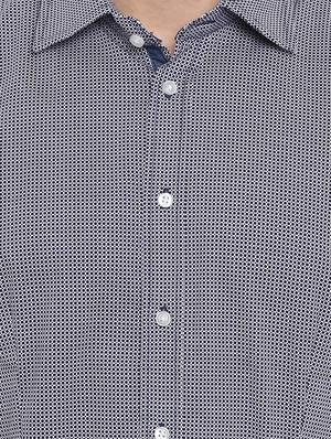 blue cotton casual shirt - 15648656 - Standard Image - 4
