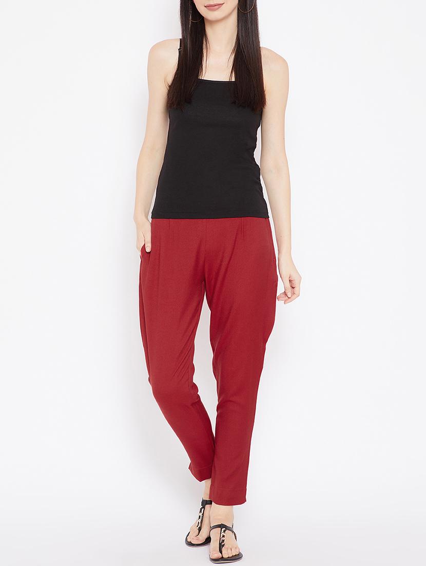 high waist flat front trouser - 15648800 - Zoom Image - 4