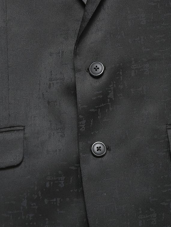 black polyester single breasted blazer - 15649050 - Zoom Image - 4