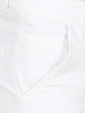 white denim plain jeans - 15649467 - Standard Image - 4