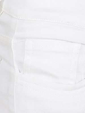 white denim plain jeans - 15649472 - Standard Image - 4