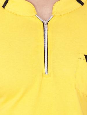 yellow cotton color bock t-shirt - 15651732 - Standard Image - 4