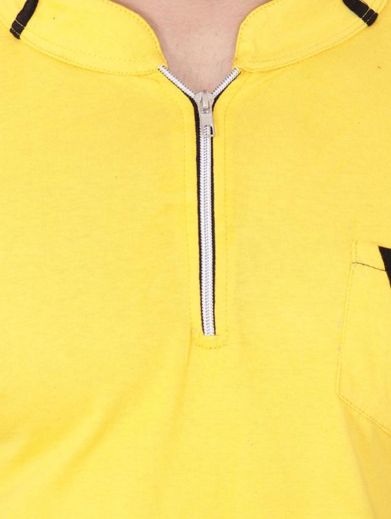 yellow cotton color bock t-shirt - 15651732 - Zoom Image - 4