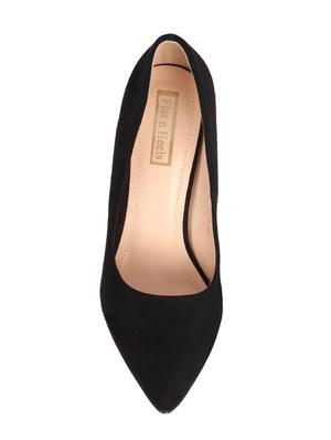 black suede slip on pumps - 15654436 - Standard Image - 4