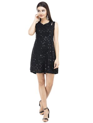 embellished a-line dress - 15655479 - Standard Image - 4