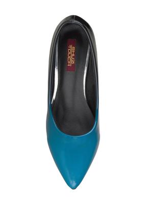 blue slip on pumps - 15655772 - Standard Image - 4