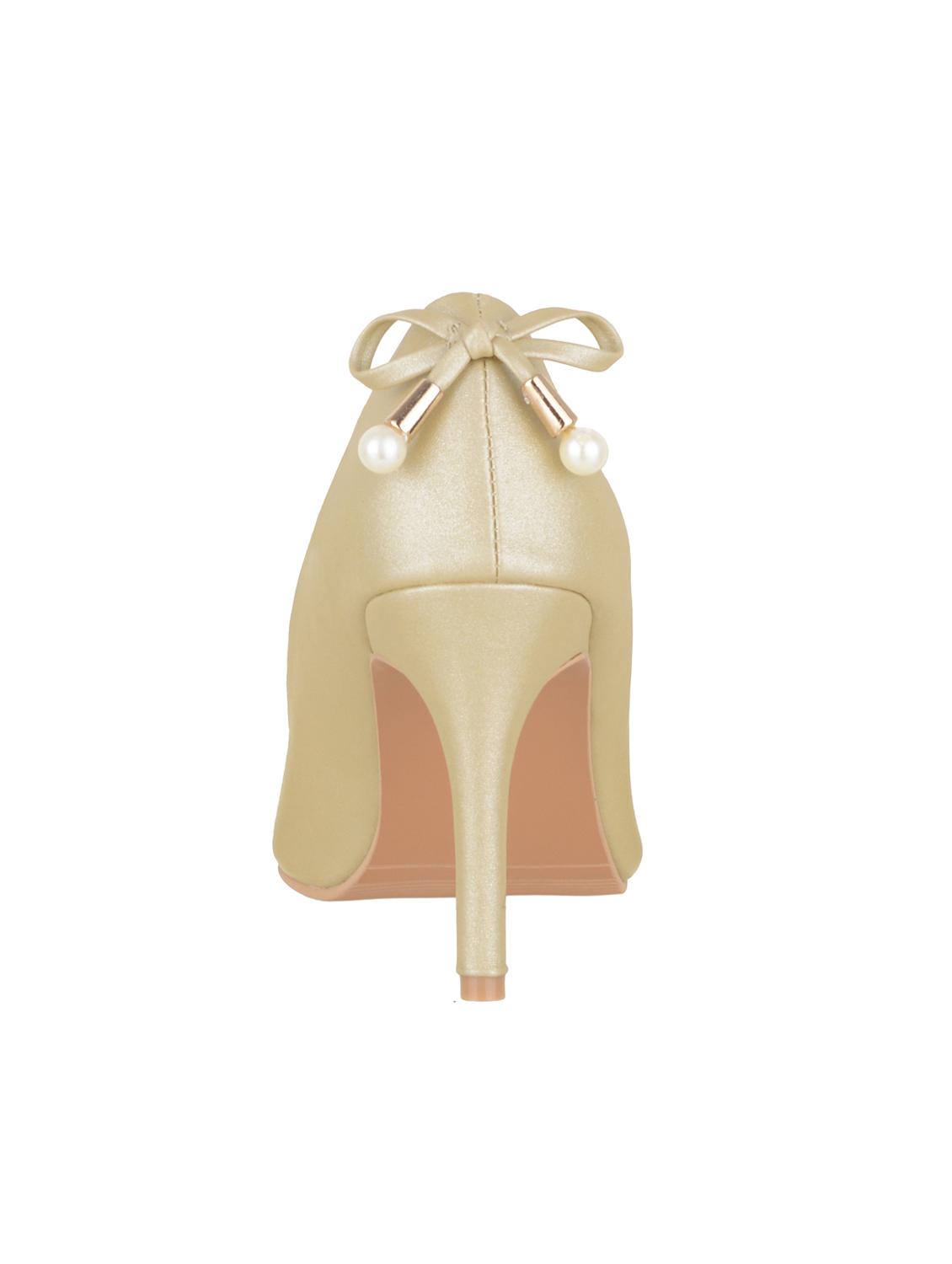 gold slip on pumps - 15655778 - Zoom Image - 4