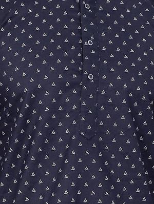 blue cotton kurta pyjama set - 15656063 - Standard Image - 4