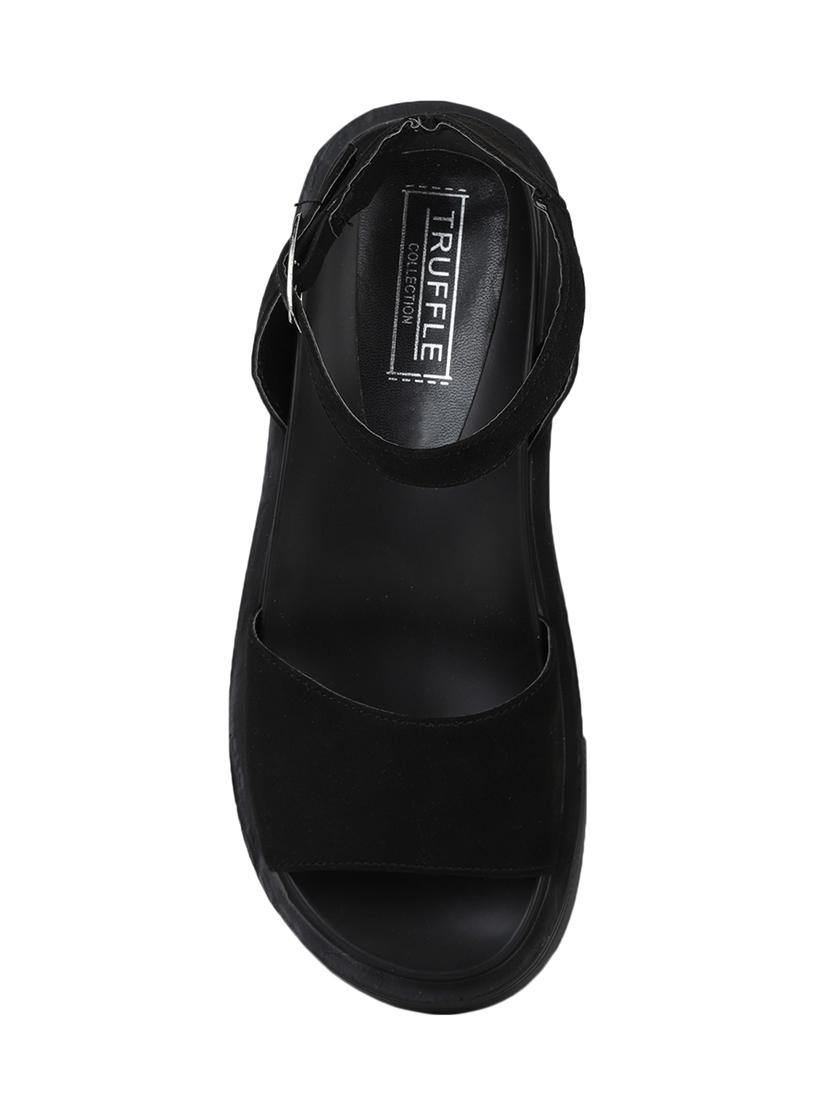 black patent leather ankle strap sandals - 15656804 - Zoom Image - 4