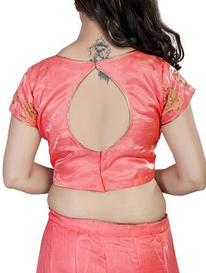 Embroidered flared lehenga - 15657045 - Standard Image - 4