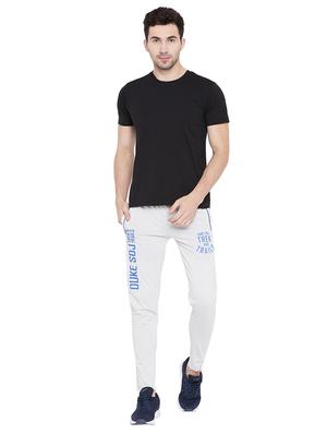 grey cotton full length track pant - 15657681 - Standard Image - 4
