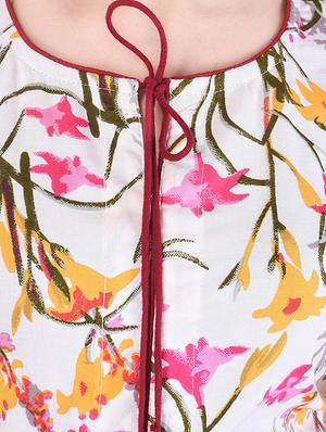 high low printed kurta - 15658412 - Standard Image - 4