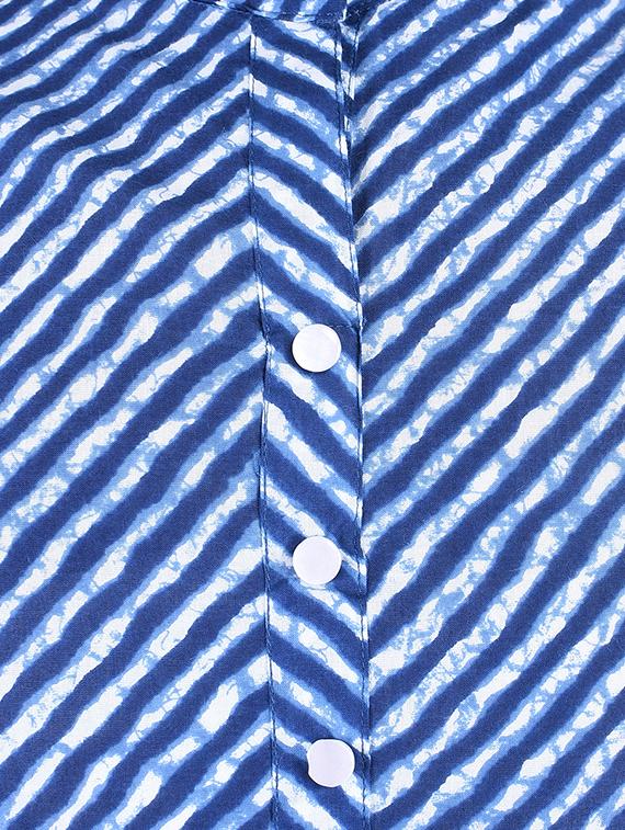 A-line leheriya kurta - 15658426 - Zoom Image - 4