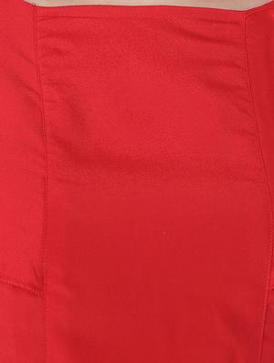 scarlet ruffle sleeved gown - 15661121 - Standard Image - 4