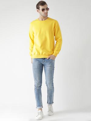 yellow fleece sweatshirt - 15670929 - Standard Image - 4