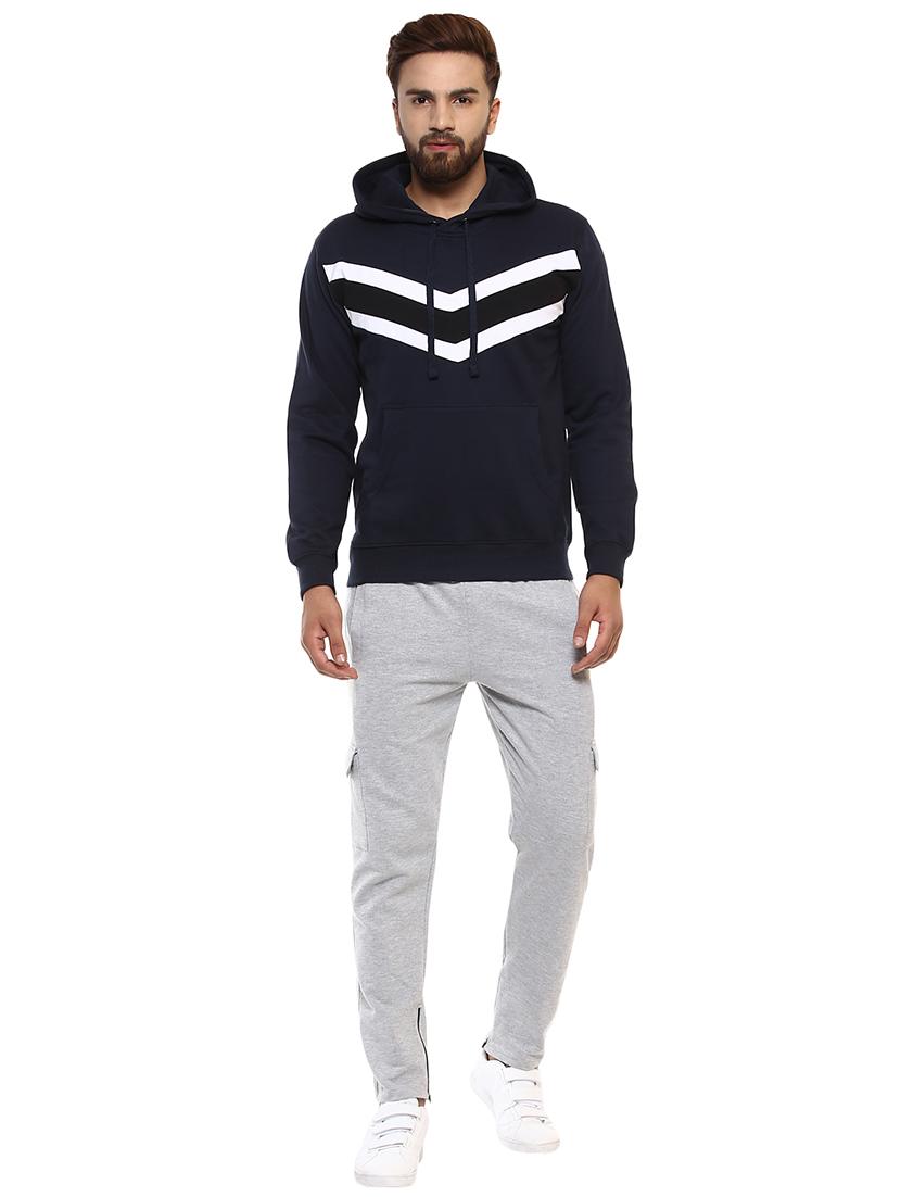 navy blue fleece sweatshirt - 15670932 - Zoom Image - 4
