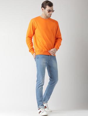 orange fleece sweatshirt - 15670938 - Standard Image - 4
