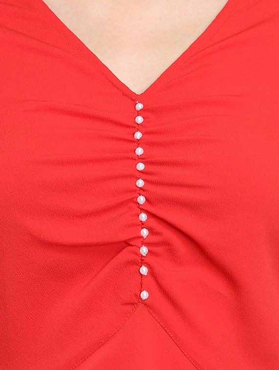 pearl embellished a-line top - 15671810 - Zoom Image - 4